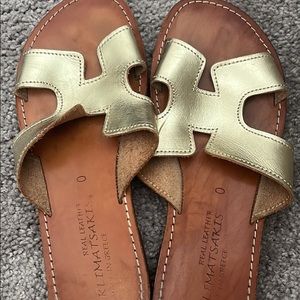 Real Leather Sandal Made in Greece Size 9